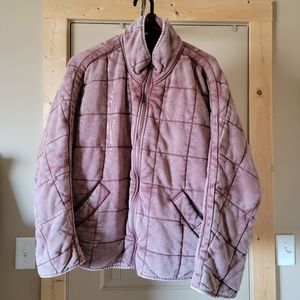 Free People Dolman Quilted Knit Jacket